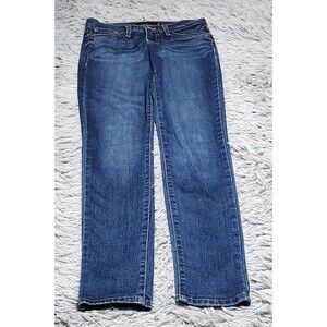 Flying Monkey Skinny Jeans Womens 24x31 Blue Stretch Denim Straight Leg Made USA